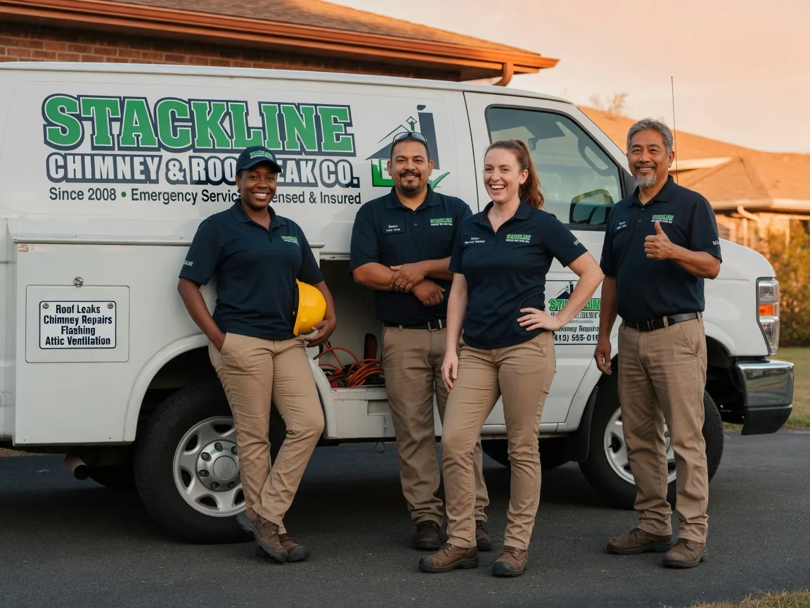 Chimney flashing repair company in Harrogate, TN